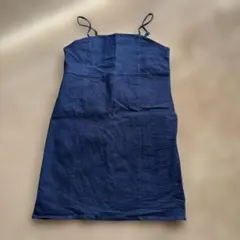 Chico デニムキャミワンピース インディゴ