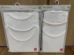 【新品未開封】ユニクロベビー　コットンインナーＴ、メッシュタンクトップ