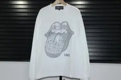 25AW JACKROSE × ローリングストーンズ ラインストーン ロンT 白のサムネイル