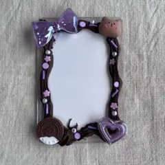 ホイップデコ　トレカケース　チョコ