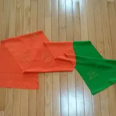 帯揚げのみ【朱・緑】