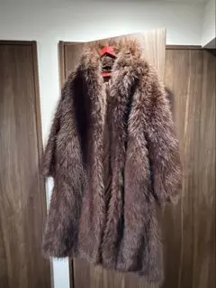 H & M ロングファーコート Mサイズのサムネイル