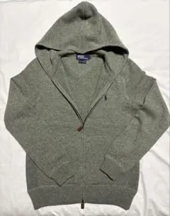 美品　Polo by Ralph Lauren グレー フルジップパーカー