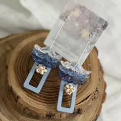 《大幅値下げ中！》 新品　ハンドメイドピアス　アクリルパーツ　【MP14】