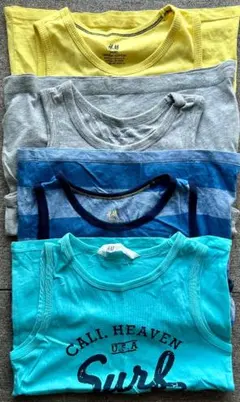 H&M GAP サーフプリント タンクトップ 130cm