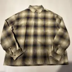 ZARA MAN クロップドチェックネルシャツ