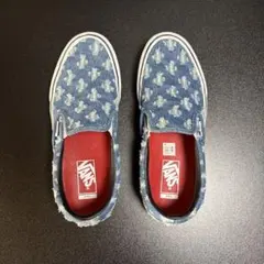 supreme × Vans Denim Slip-On Pro Blue