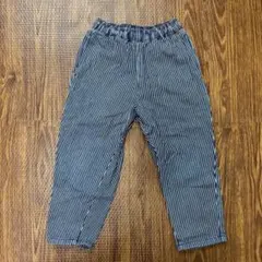 GU キッズ デニムシェフパンツ （110cm）