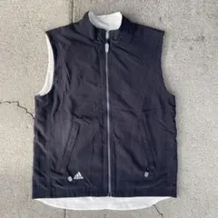 ひ*ん様 adidas ブラック ジップアップベスト Mのサムネイル