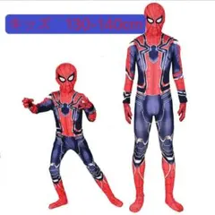 スパイダーマン コスプレ 伸縮性 通気性 弾力性 コスチューム130-140cm