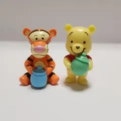 くまのプーさん と ティガー ミニフィギュア　2体セット