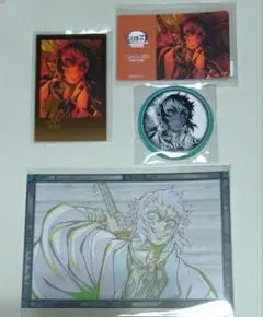 鬼滅の刃 獪岳 ufotable DINING チェキ＆ポイカ＆缶バ＆ポスカ