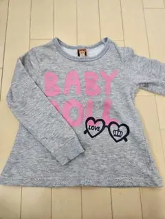 BABY DOLL トレーナー グレー