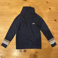 クリフメイヤー　トレーナー　コンチョボタンショールネック　150 ネイビー系