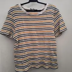 ZARA ストライプ Tシャツ Mサイズ