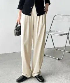 オンオフ着られるカーブパンツ