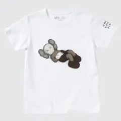 値下げ新品UNIQLO×KAWSユニクロ×カウズコラボTシャツXL白