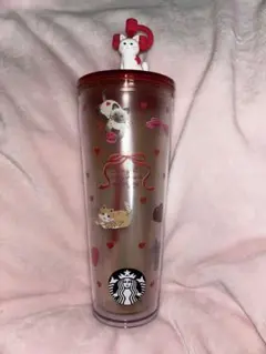 スターバックス バレンタイン2026 コールドカップタンブラーキャット710ml