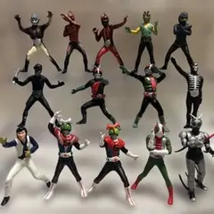 HG ガチャポン　仮面ライダー レジェンドライダー　 昭和系セットのサムネイル