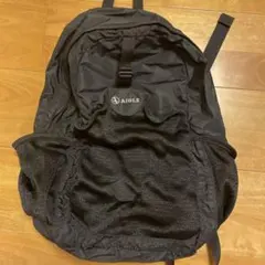 AIGLE ブラック バックパック 中型