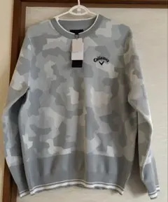 ☆新品未使用☆Callaway グレー カモフラージュ セーター L
