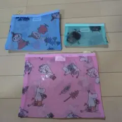 MOOMIN メッシュポーチ 3点セットのサムネイル