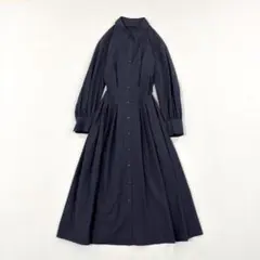 美品 定価52800円 アナイ コットンナイロンブロードシャツ ワンピース