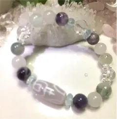 人気天珠とエンジェルフェザーの開運最高級ブレス