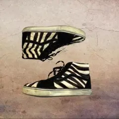 VANS VAULT SK8-HI LX ゼブラ柄 ハラコ US9 - メルカリ