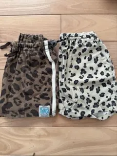 BREEZE ヒョウ柄 ハーフパンツ 90