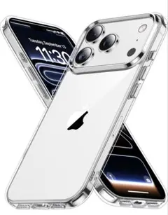 iPhone 17 Pro 用 ケース クリア　米軍規格 耐衝撃 指紋防止