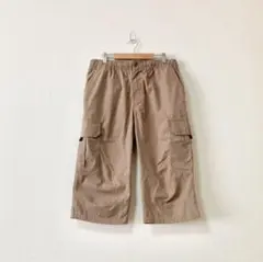 カーゴアンクルパンツ ベージュ系 メンズL