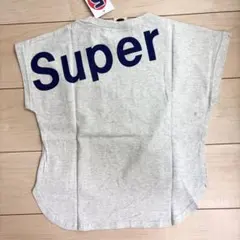 新品未使用 super5 バックロゴアシメ半袖おしゃれTシャツ 110のサムネイル