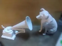 3d printer製　ビクターの犬　ニッパー君