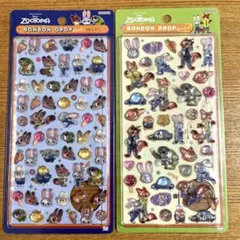 [国内正規品] ボンボンドロップシール　ズートピア　2種セット　ミニ