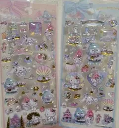 サンリオ　キャラクターシール　2シートセット　限定　クリスマス