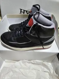 Air Jordan2 HI 　28.5 ブラック/グレー/レッド