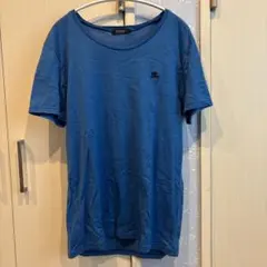 BURBERRY BLACK LABEL メンズブルーTシャツ　サイズLのサムネイル