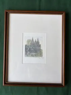 輔老(ほろう)はづき 原画 水彩画 少年と犬 ヴァニラ画廊出展作家