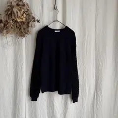 Chloéクロエ　カシミア フリル セーター　濃紺 Chloéクロエ カシミア フリル セーター 濃紺 2025年最新】Chloe