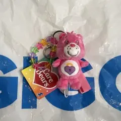 ケアベア　チャーム付きマスコット　スパークルハートベア　タイトー限定