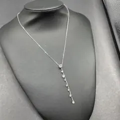 EA366 COMME CA スライド ネックレス ファイブストーン | Mercari