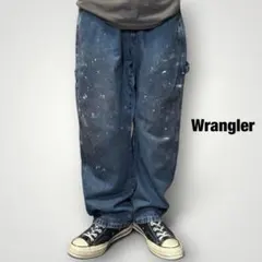 90〜00s Wrangler デニムペインターパンツ ペイントペンキのサムネイル