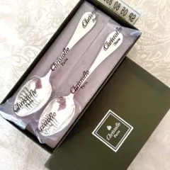【未使用】クリストフル　アイスクリームスプーン　5本セット（刻印あり） ☆美品 Christofle クリストフル アイスクリーム スプーン 5本セット