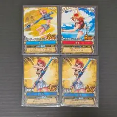 ワンピース ワンピーベリーマッチダブル ナミ4枚セット - メルカリ