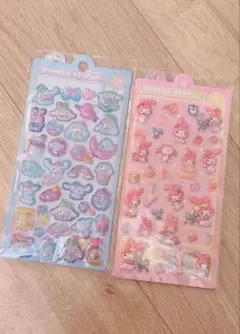 シール　交換用　ぷくぷくシール 3D 2枚セット　ボンボン