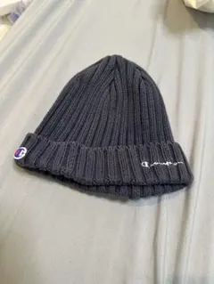 Champion ダークグレー ニット帽