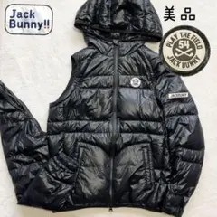 美品】JACK BUNNY ジャックバーニー 星柄 ダウンベスト サイズ→0