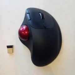 トラックボールマウス Bluetooth&2.4GHz ワイヤレス 電池付き