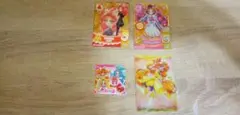 プリンセスプリキュアカード、シール4枚セット